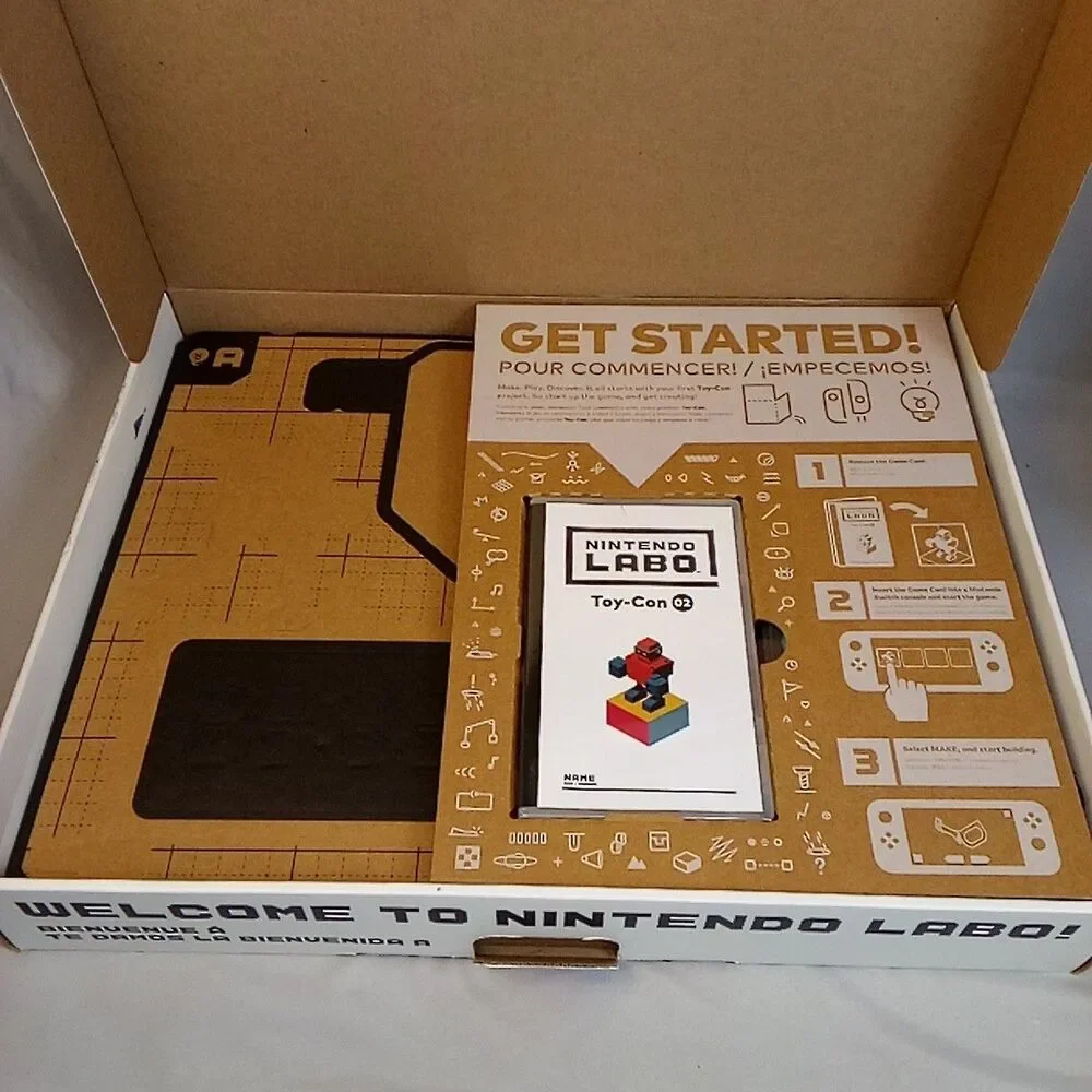 Nintendo Labo Toy Con 2 Robot Kit Switch 2018 Cardboard Build Set Complete Game